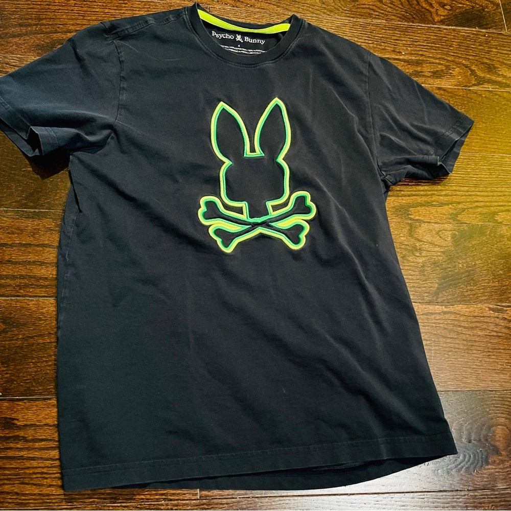 Psycho Bunny Size 4 Navy T-Shirt